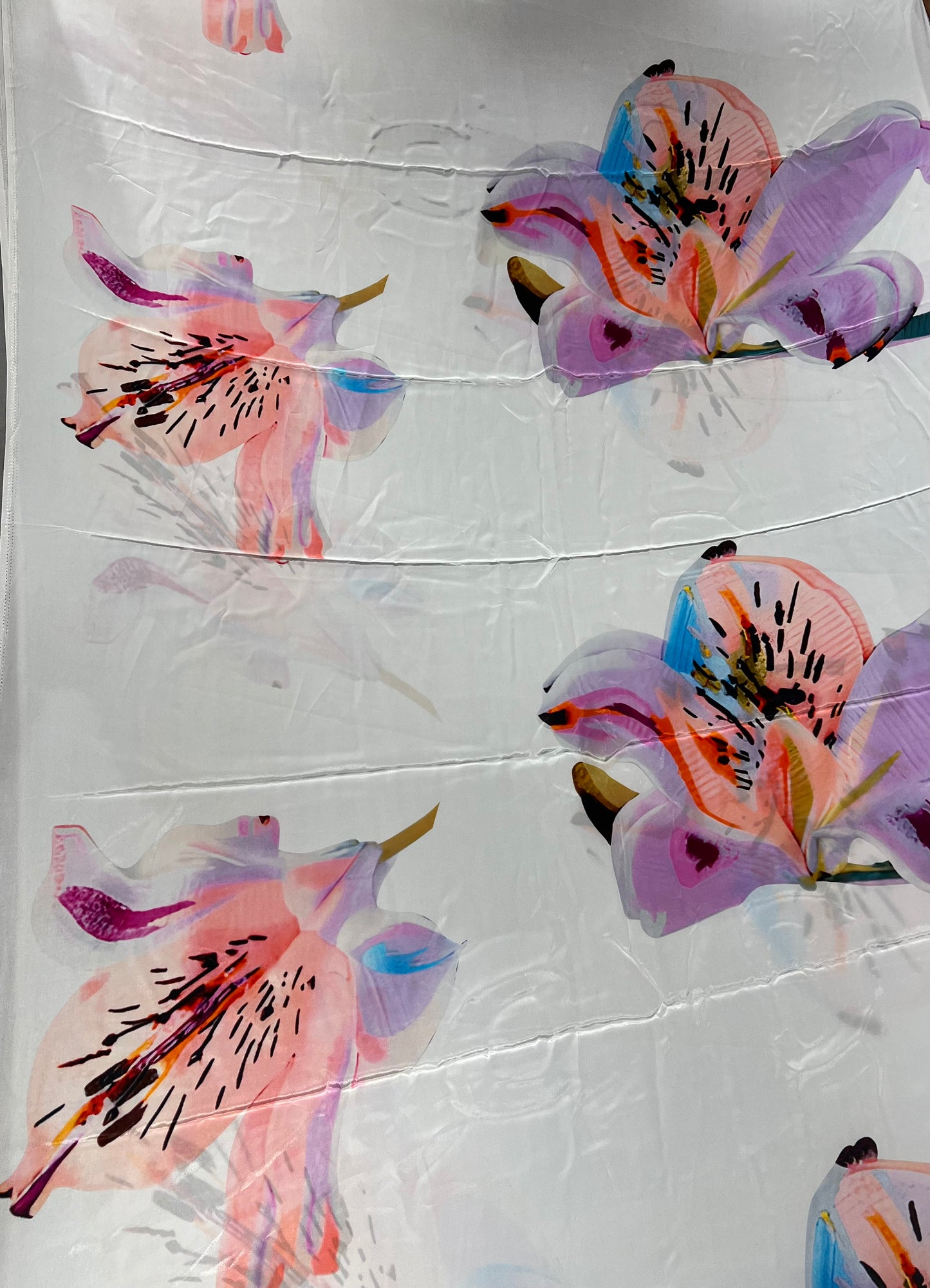 Pastel Paradise Viscose Crepe ₹450/- per meter