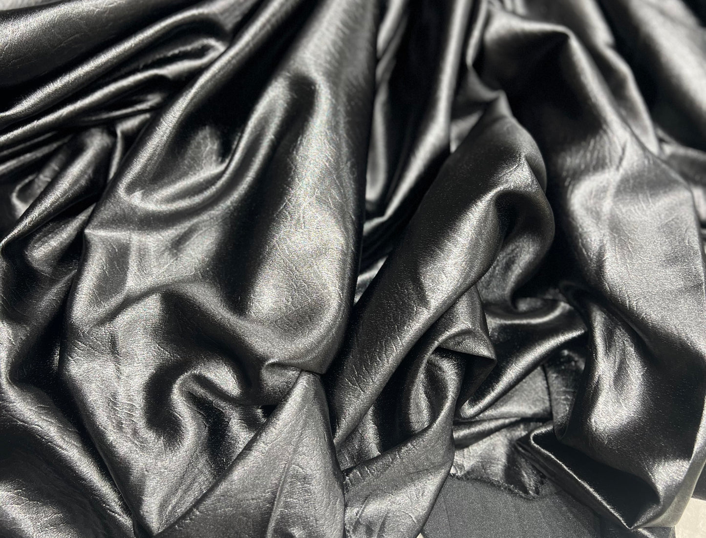Eva Marble Silk ₹850 per mtr- Midnight Black