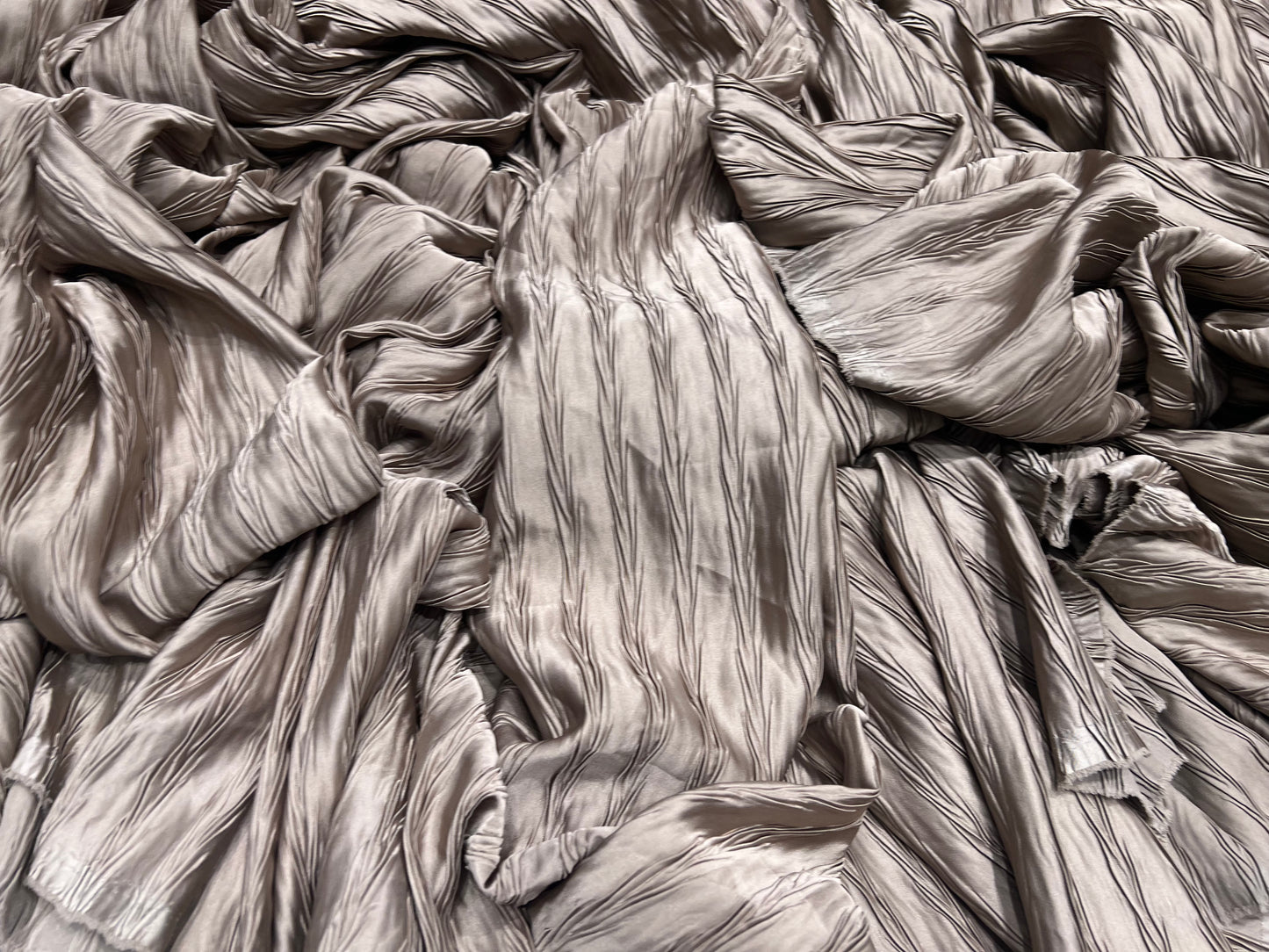 Silky Modal Pintex ₹650 per mtr- Mocha