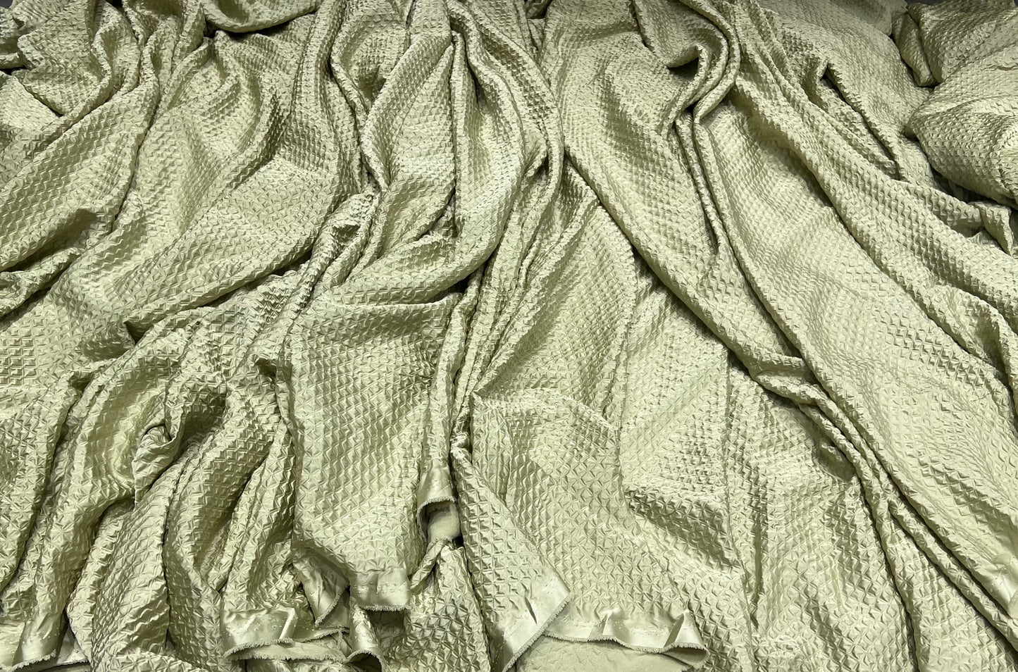 Silky Modal Boxy ₹650 per mtr- Pastel Green