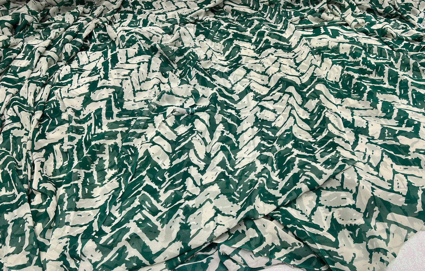 Forest Wave Viscos Georgette ₹380 per meter