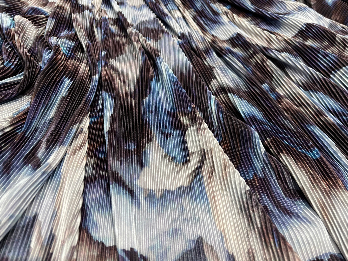 Ombre Lycra Pleats- earth ₹850/ per meter