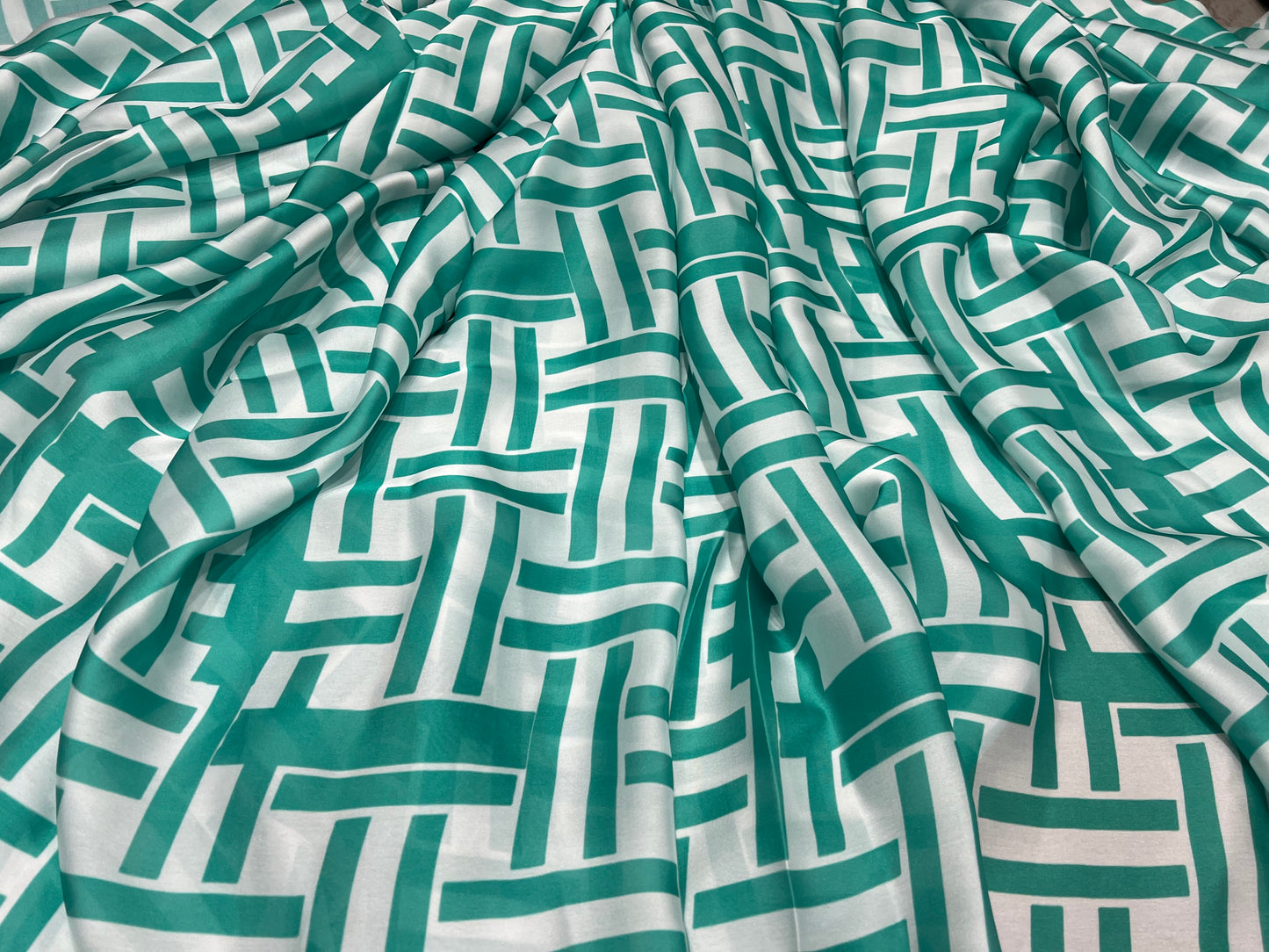 Satin Georgette ₹350 per meter- 1014