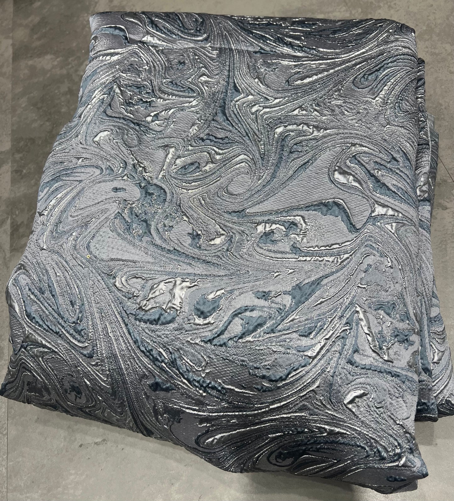 Victorian Jacquard Silk- Blue ₹995/ per meter