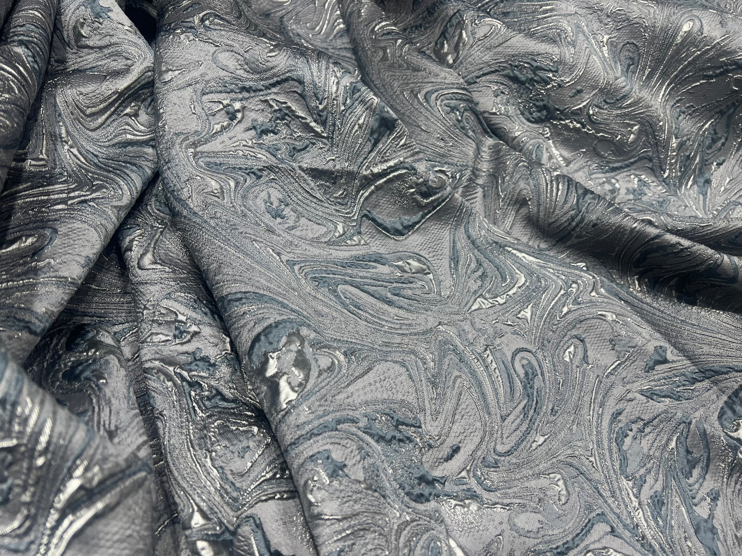 Victorian Jacquard Silk- Blue ₹995/ per meter