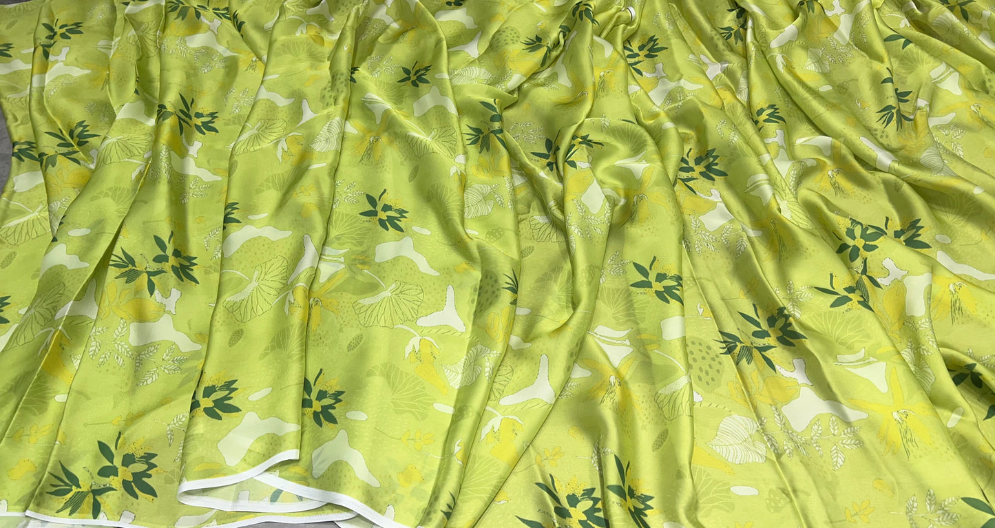 Satin Georgette ₹350 per meter- 1017