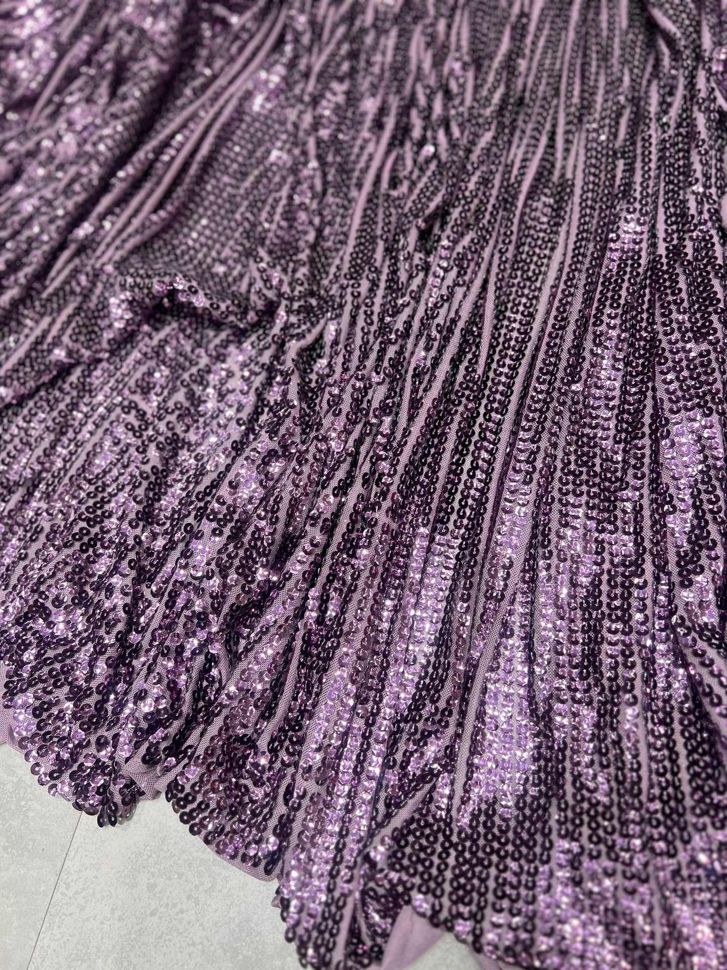 Lycra Sequins- Lavender ₹1150/ per meter