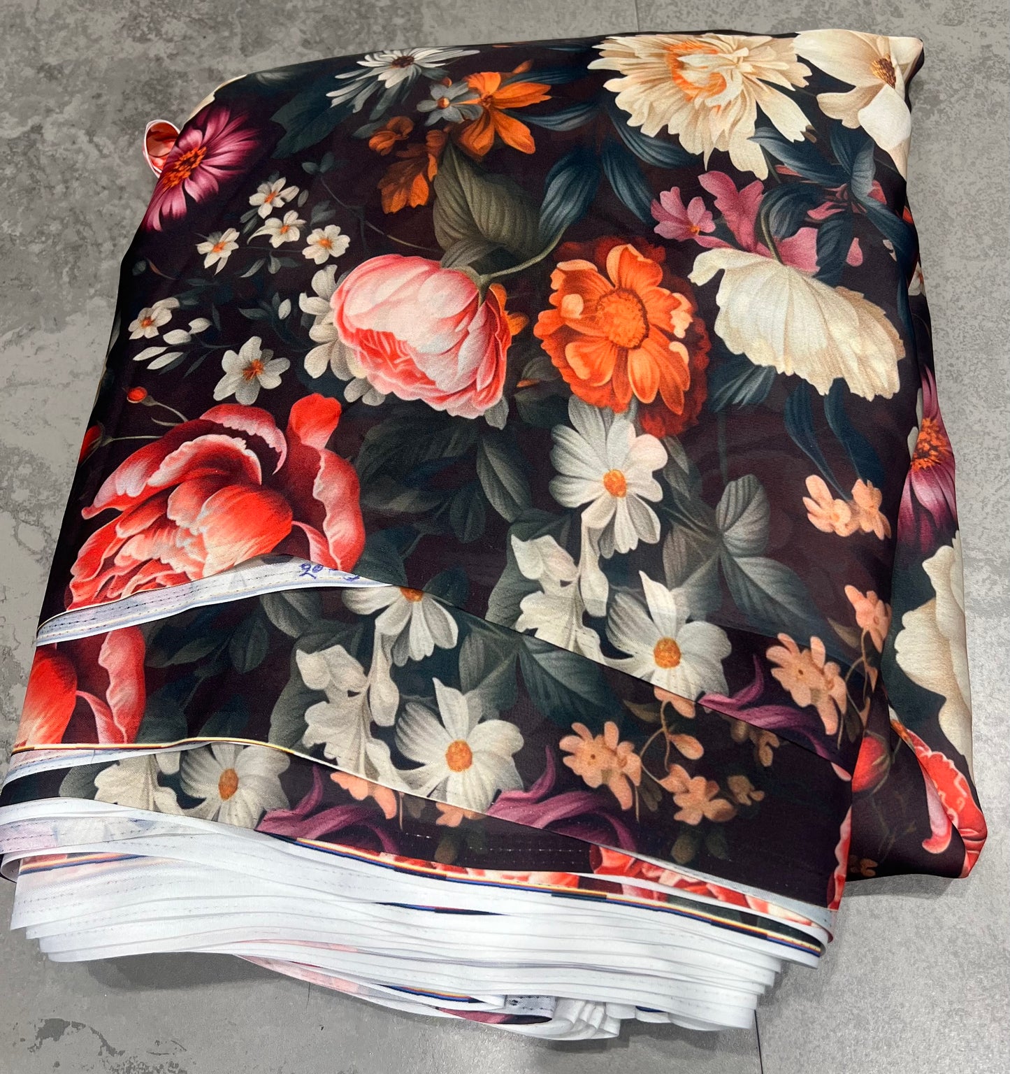 Satin Georgette ₹350 per meter- 1038