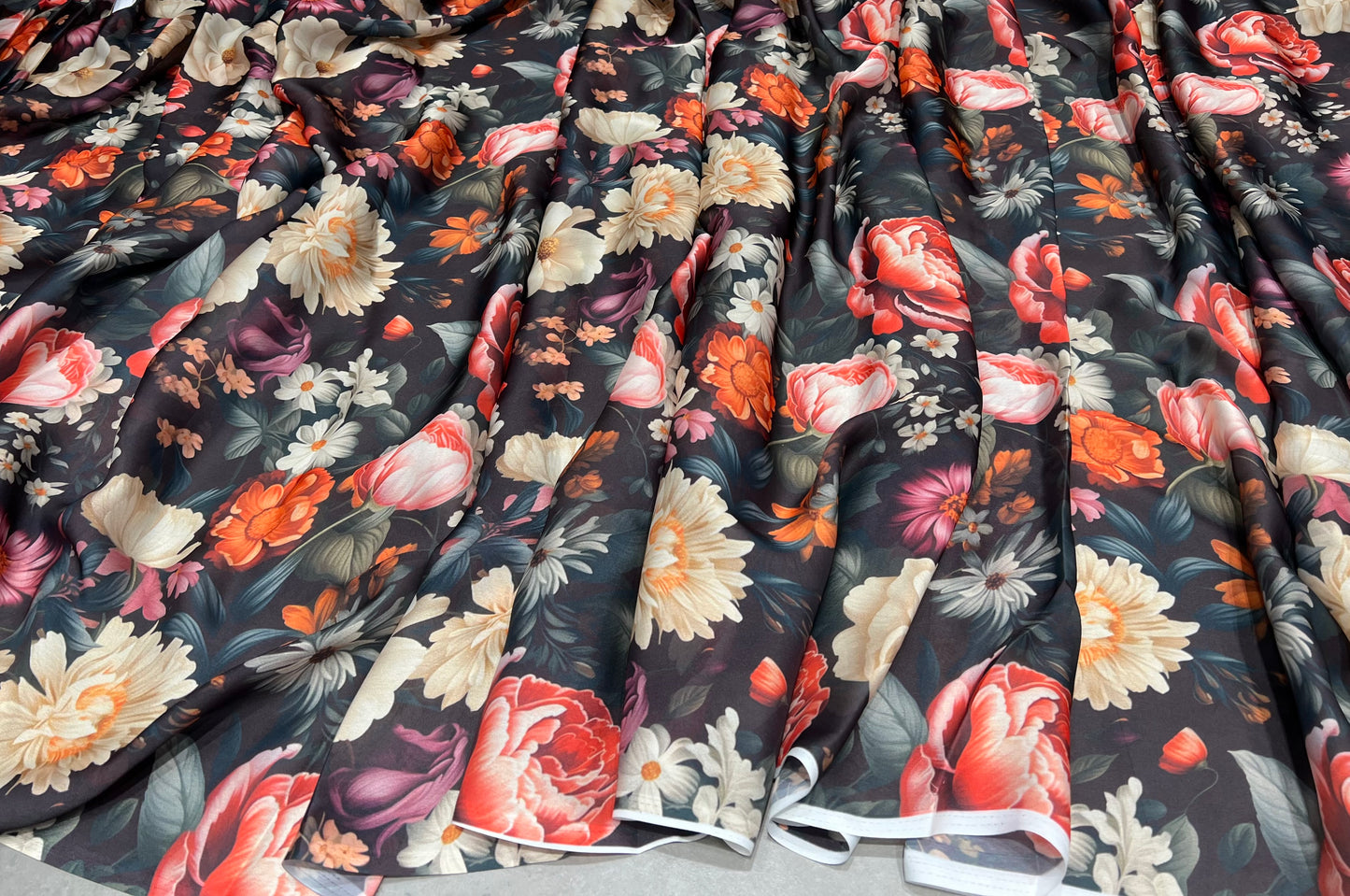 Satin Georgette ₹350 per meter- 1038