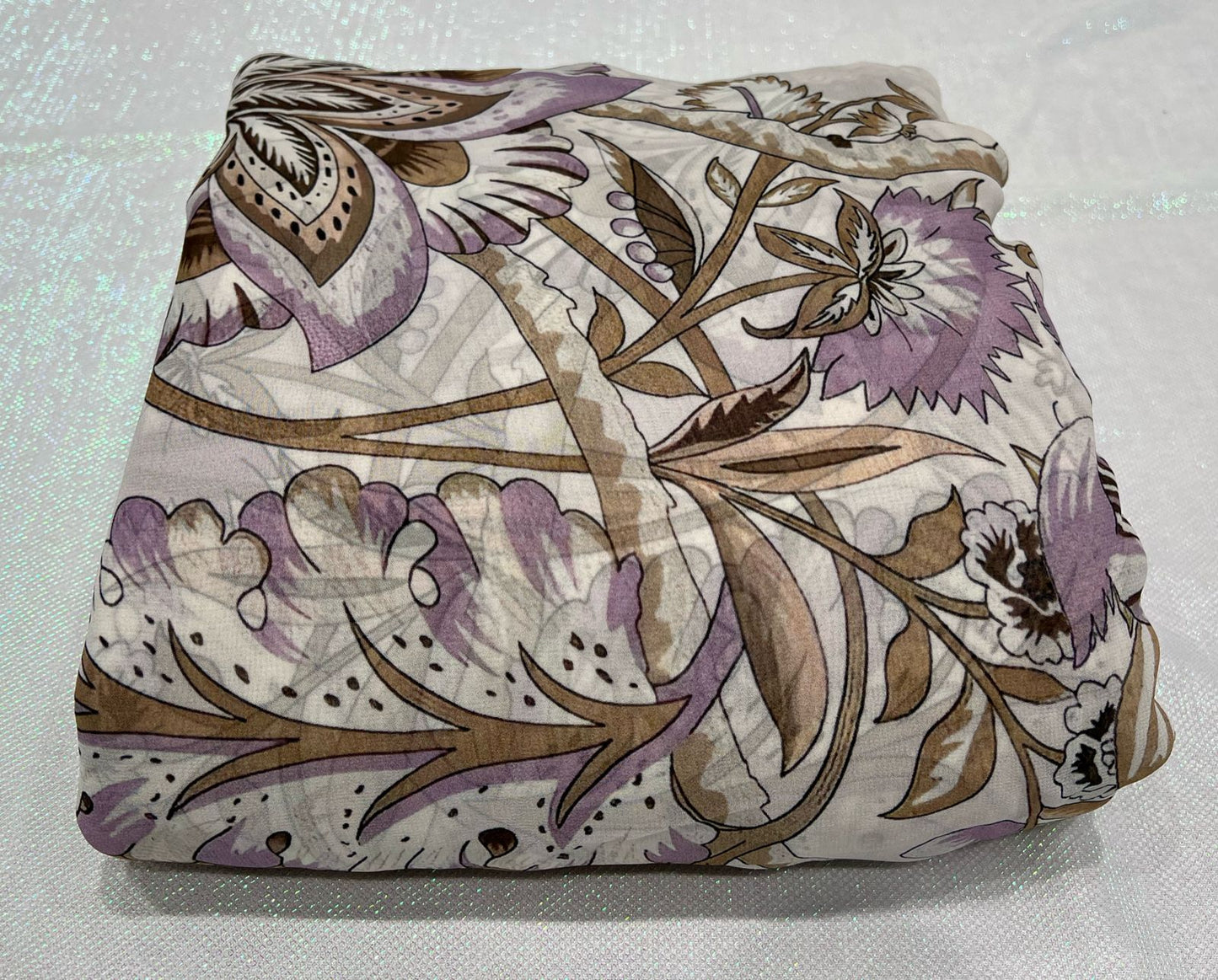 Vintage Vine Viscos Georgette ₹380 per meter