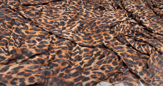 Leopard Print Viscose Georgette ₹380 per meter