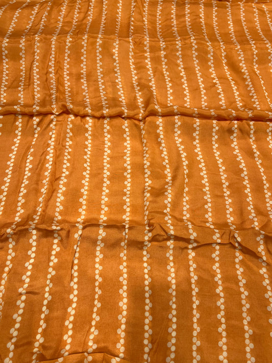 Amber Dot Trail Silk Chinon ₹380/- per meter