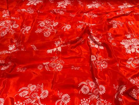 Ruby Garden Viscose Crepe ₹450/- per meter