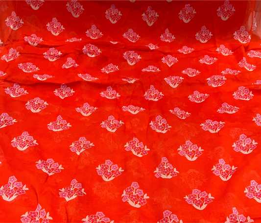 Red Buti Charm Viscose Georgette ₹380 per meter