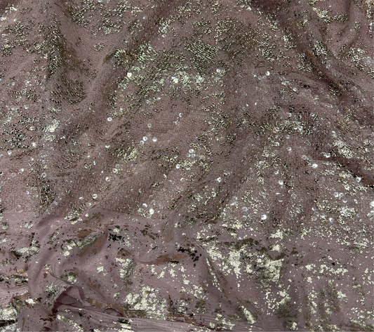 Blush Mirage Sparklet Lycra ₹950 per meter