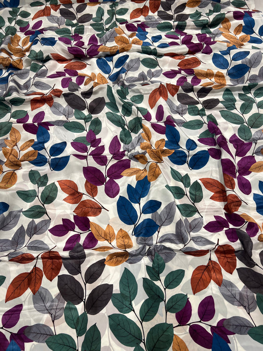 Multi Petal Viscose Crepe ₹450/- per meter