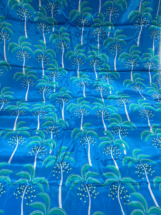 Palm Skyburst Viscose Crepe ₹450/- per meter