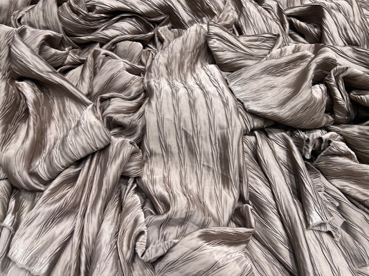 Silky Modal Pintex ₹650 per mtr- Mocha