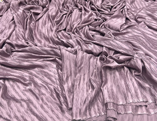 Silky Modal Pintex ₹650 per mtr- Mauve Whisper