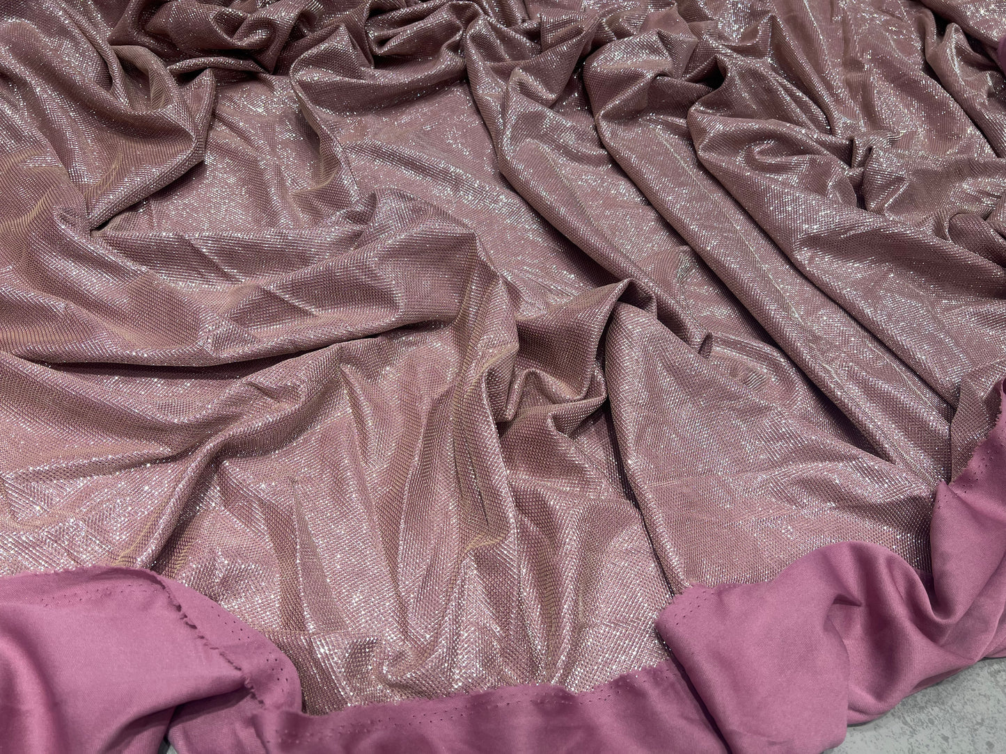 Verona Metallic Lycra- Pink ₹850/ per meter
