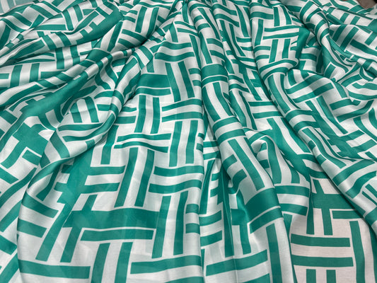 Satin Georgette ₹350 per meter- 1014
