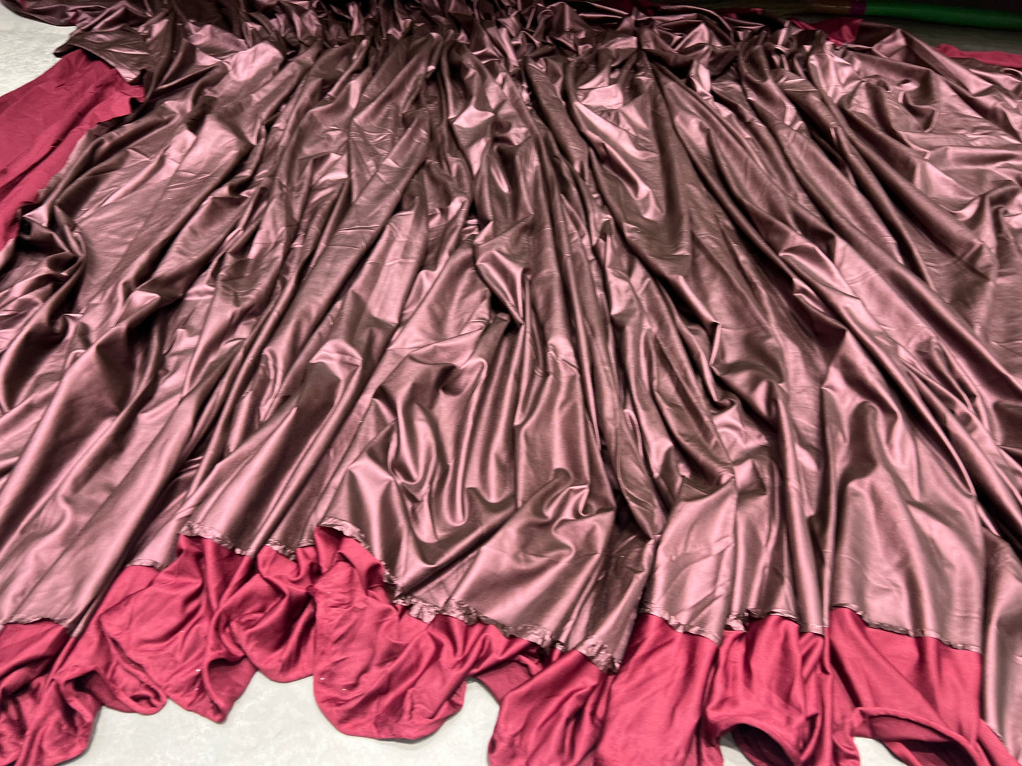 Leather Lycra ₹850/ per meter - Red